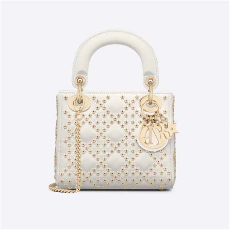 lady dior mini latte|Dior latte cannage bag.